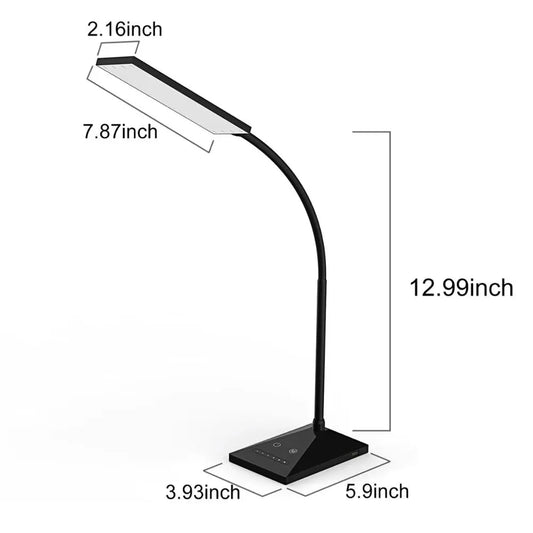 12W 72LED Desk Lamp – Flexible Touch Sensor Reading Light