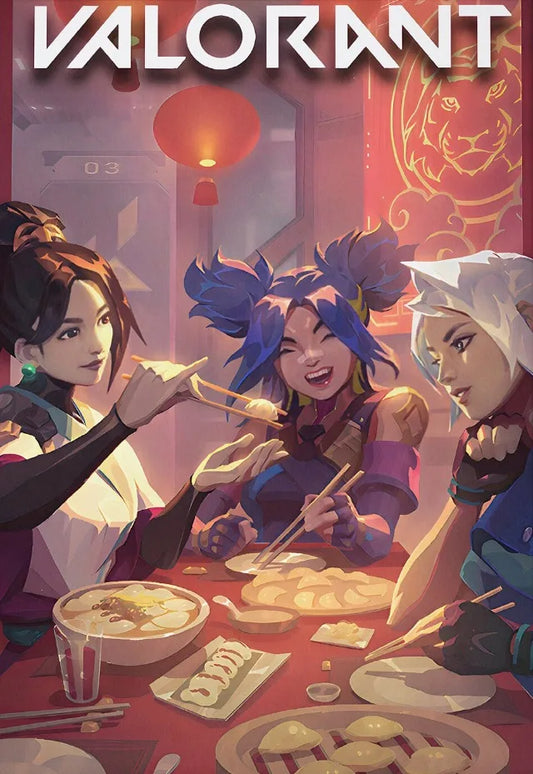 Popular Video Shooter Game Valorant Poster – Canvas Wall Art for Gaming Room Decor